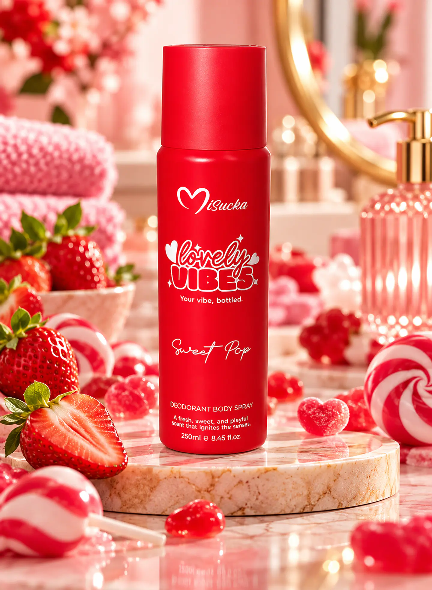Misucka Lovely Vibes Sweet Pop Desodorante Body Spray 250 ml 1