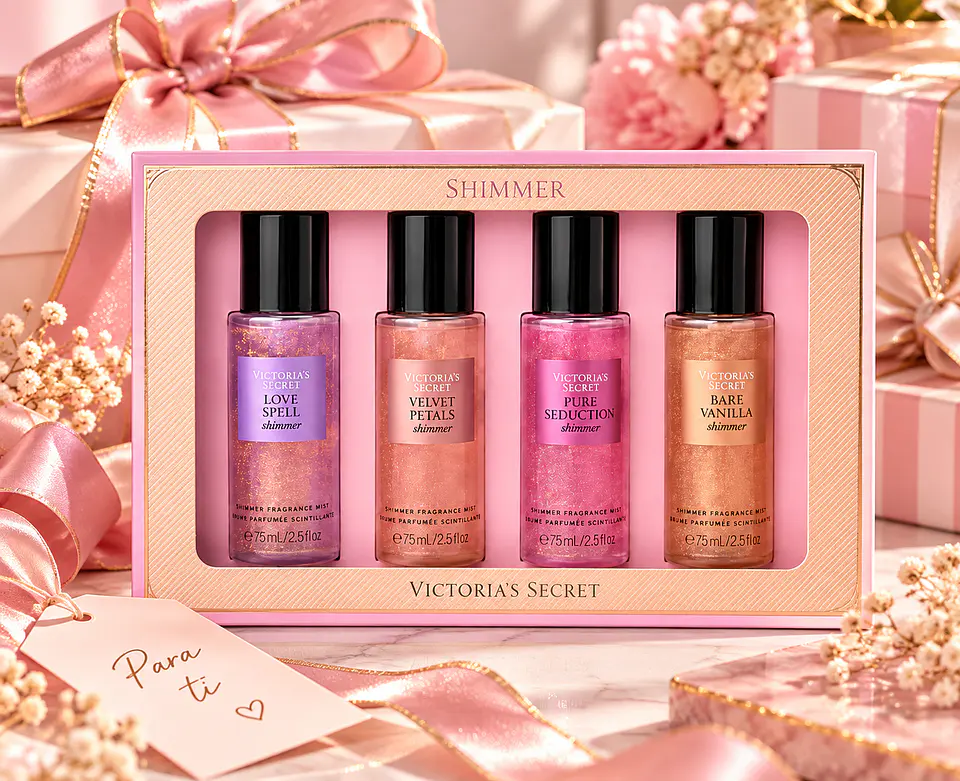 Set de Lujo Victoria’s Secret 4 Unidades de 75 ml con Shimmer 1