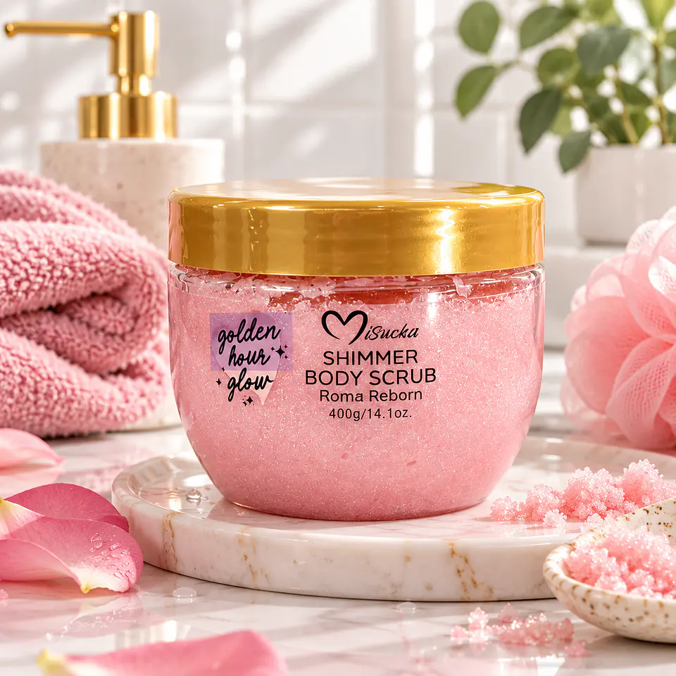 Exfoliante Corporal Misucka con Shimmer 400g – Roma Reborn 1