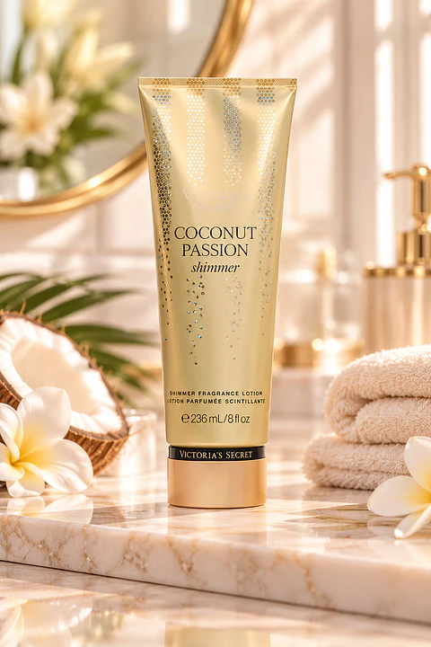 Loción Corporal Victoria's Secret Coconut Passion Shimmer 236 ml