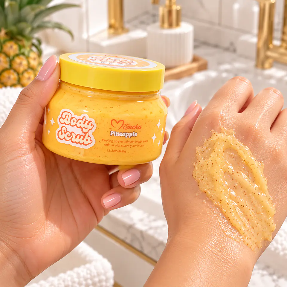 Misucka Body Scrub Pineapple 350 g – Exfoliante Corporal 1
