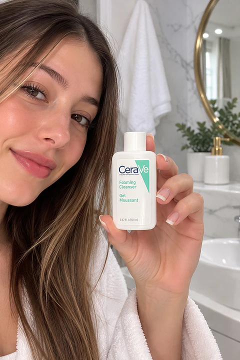 Limpiador en Gel Facial que Genera Espuma 20 ml – Formato Travel