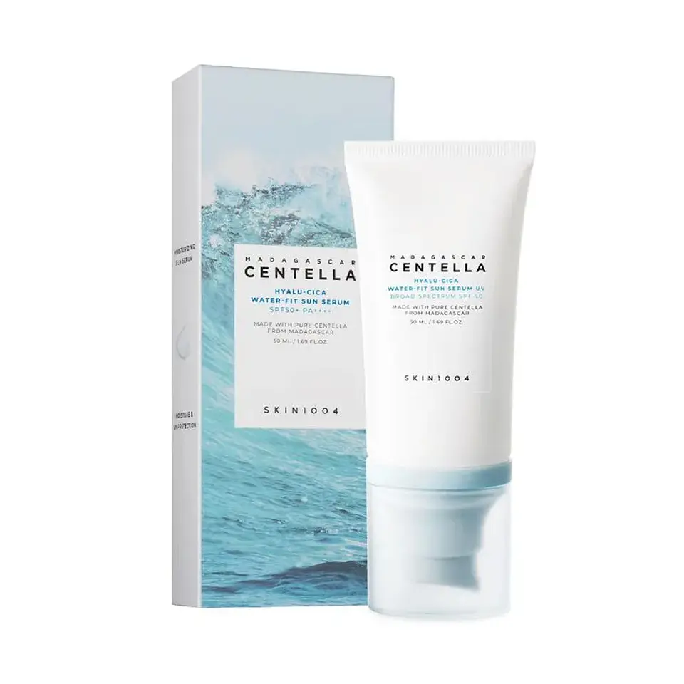 Protector Solar Facial SKIN1004 Madagascar Hyalu-Cica Sun Serum Water-Fit SPF 50 – 50 ml 2