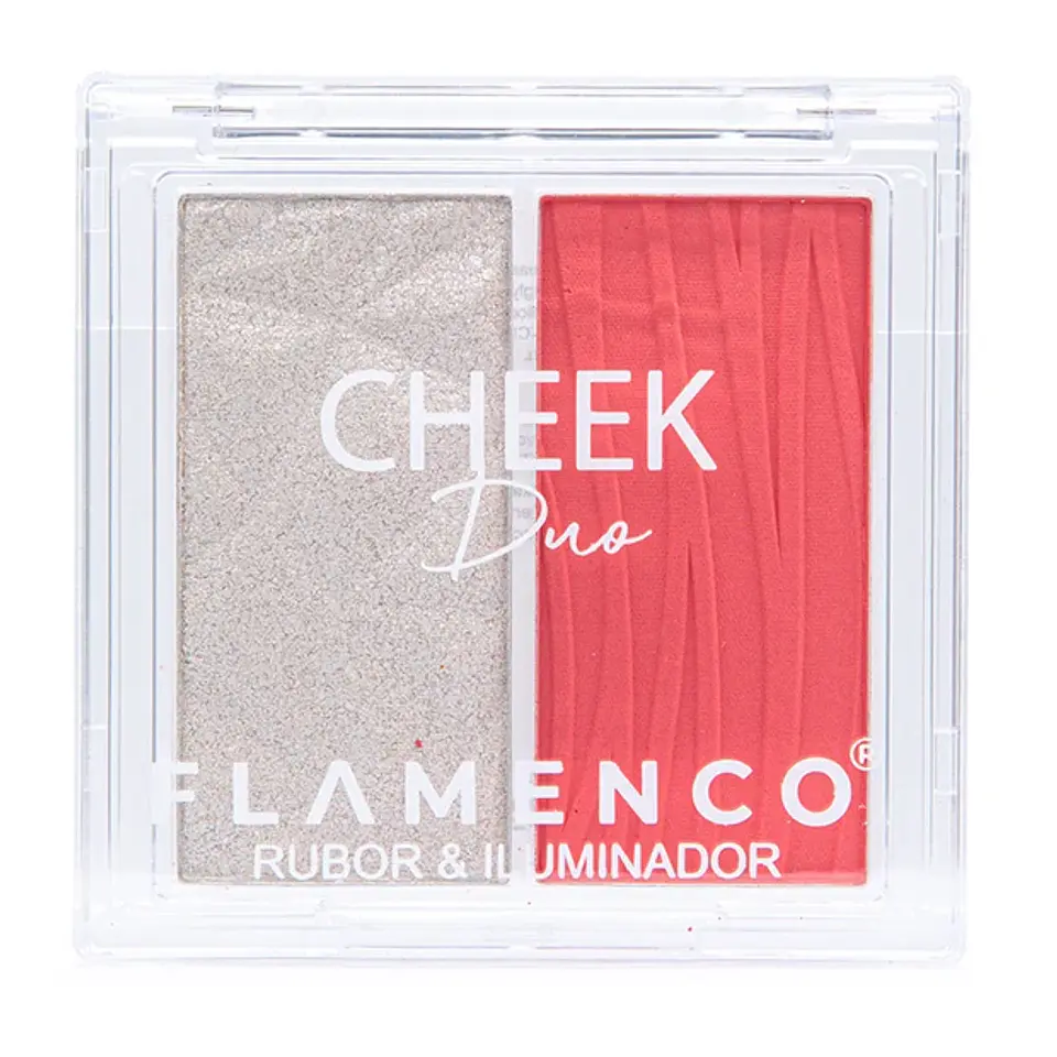Cheek Duo Rubor e Iluminador FLAMENCO 1
