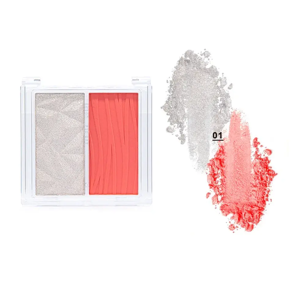 Cheek Duo Rubor e Iluminador FLAMENCO 2