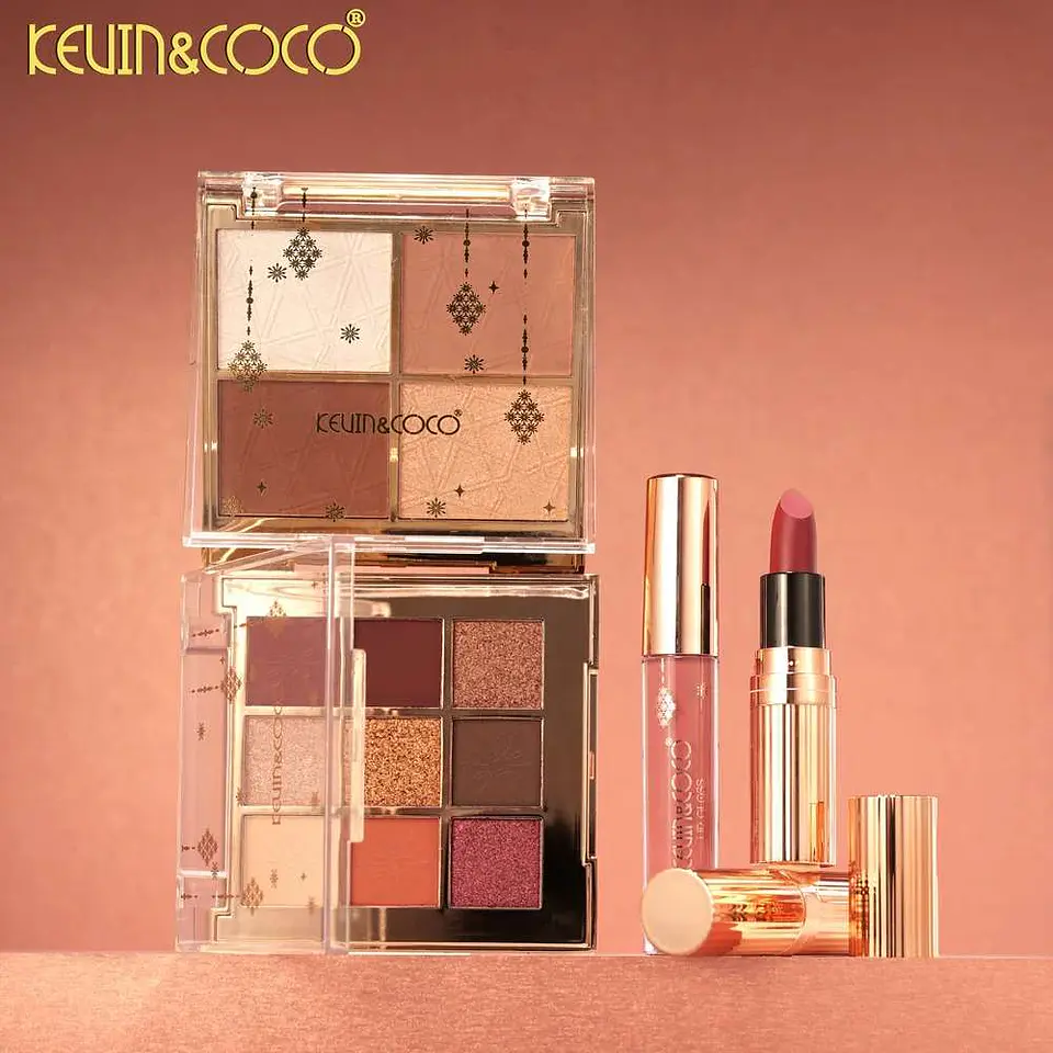 Set de Maquillaje Tipo Cartera Kevin & Coco 2