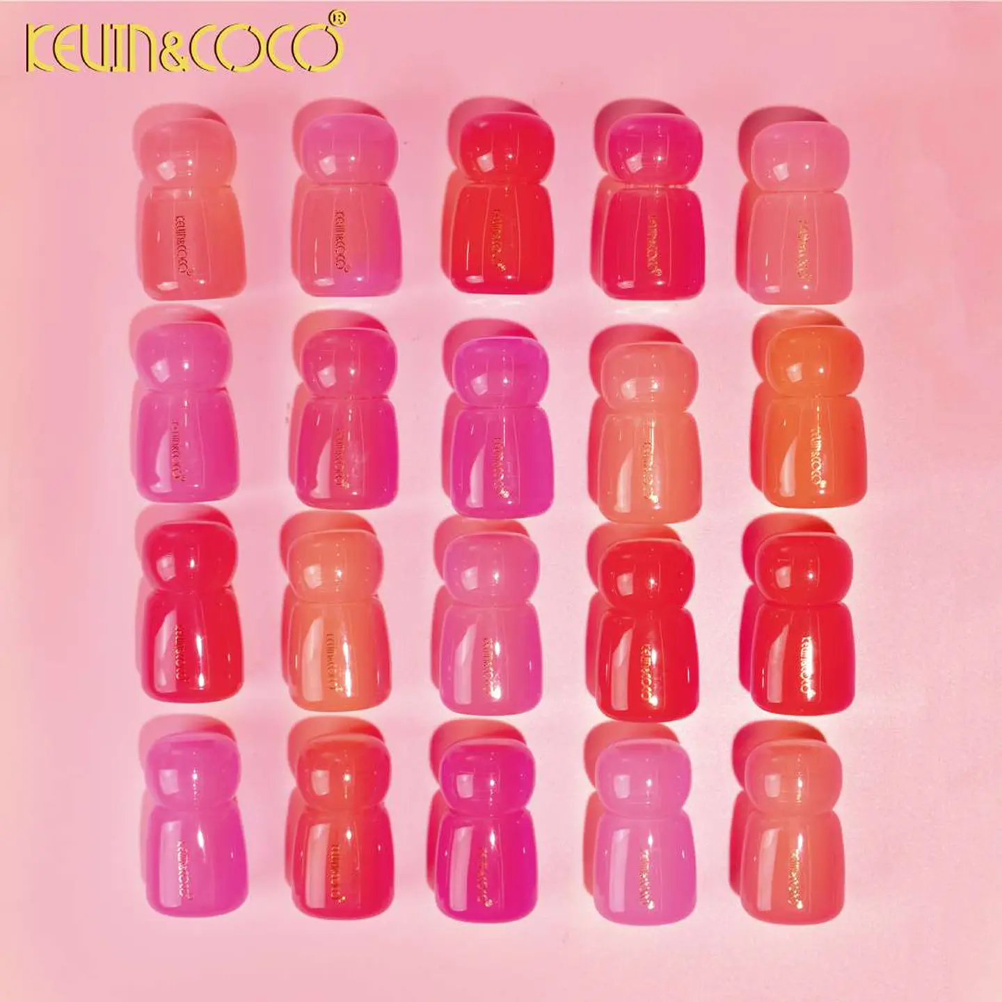 Set de 20 Gloss con Color Kevin & Coco 2