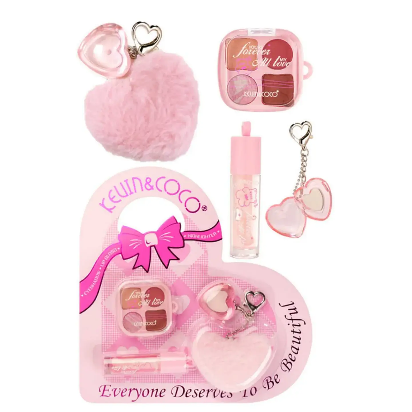 Set de Maquillaje Premium Corazón Kevin & Coco 2