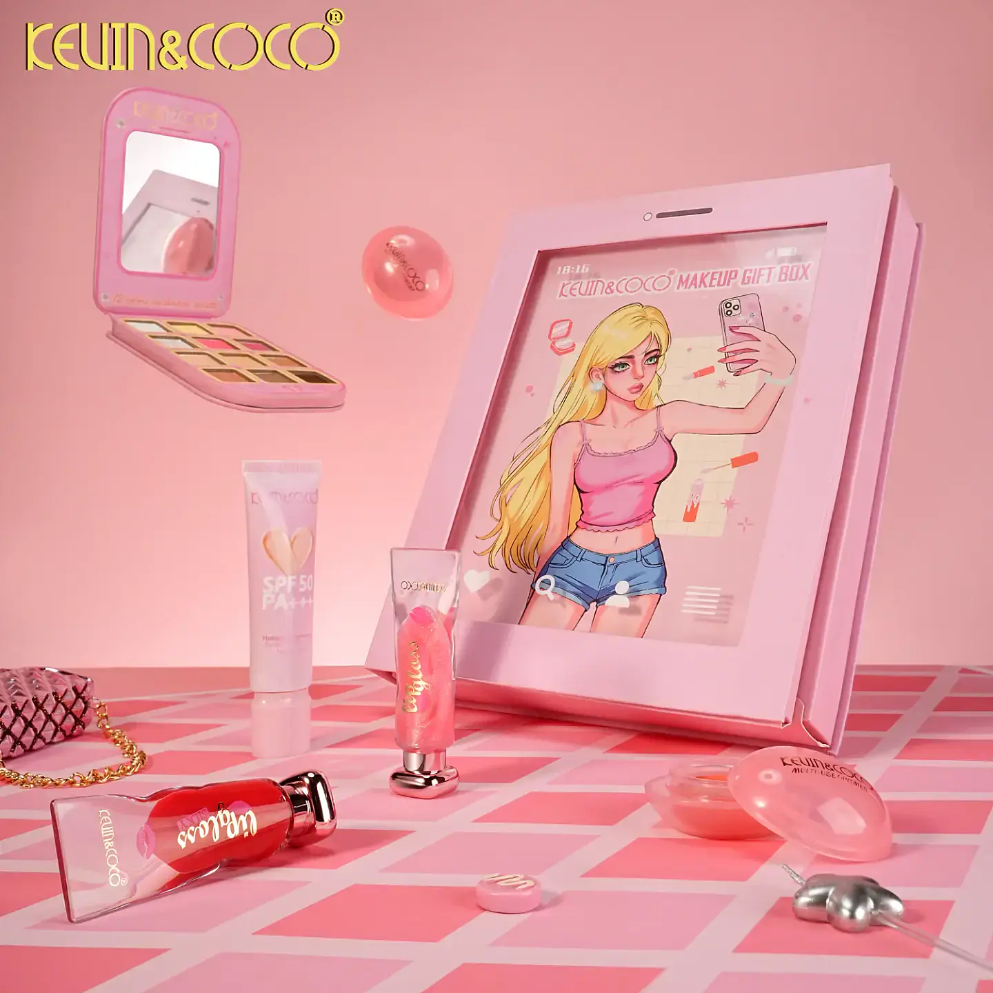 Set de Maquillaje con Forma de Teléfono 1