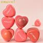 Set Corazón de 6 Rubores en Crema - Miniatura 1