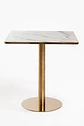 Mesa Golden White 70x70 cm - Thumbnail 2