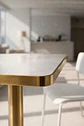 Mesa Golden White 70x70 cm - Thumbnail 3