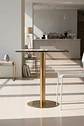Mesa Golden White 70x70 cm - Thumbnail 1