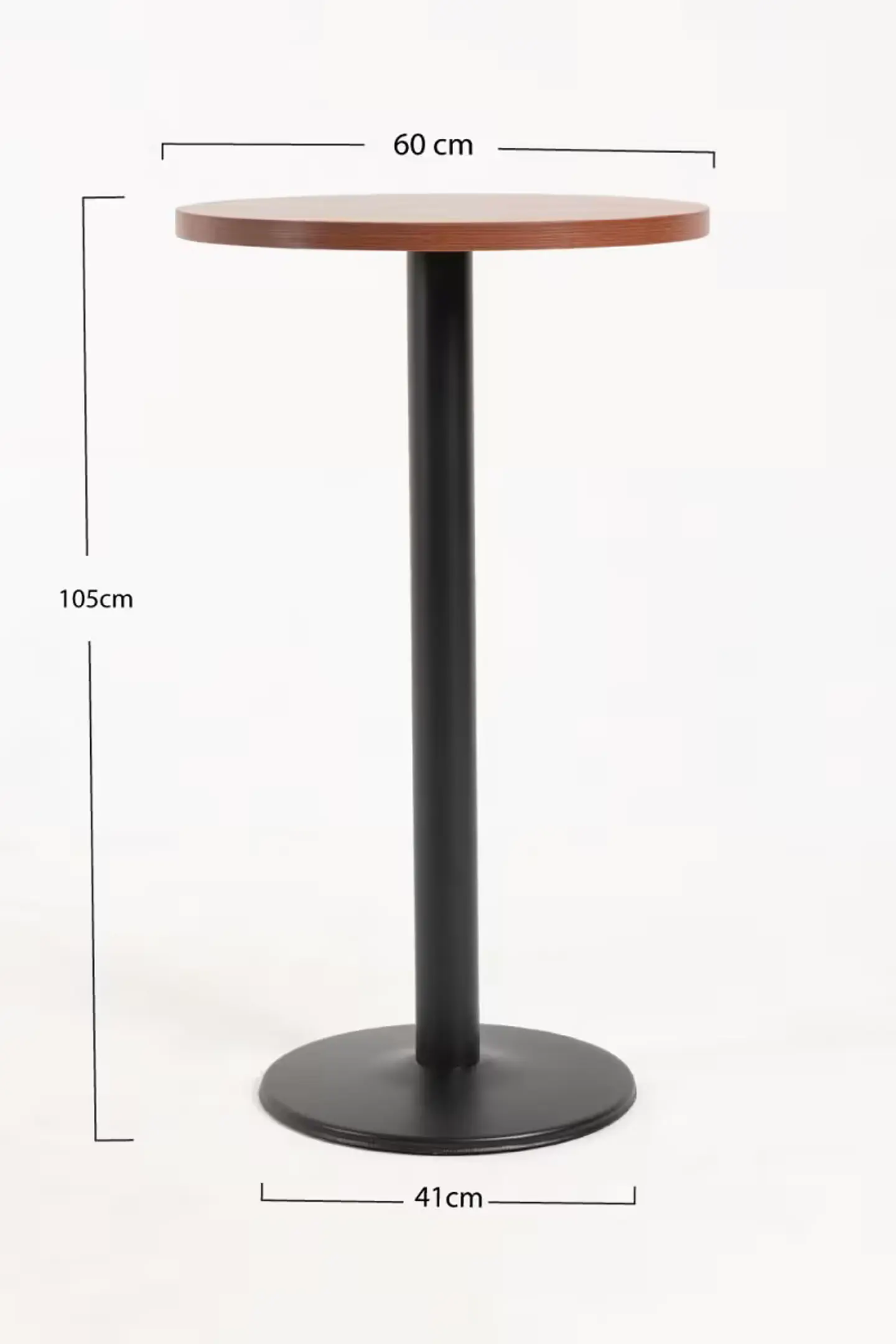 Mesa Alta redonda 60cm 5