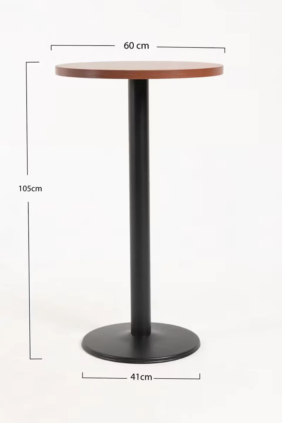 Mesa Alta redonda 60cm 5