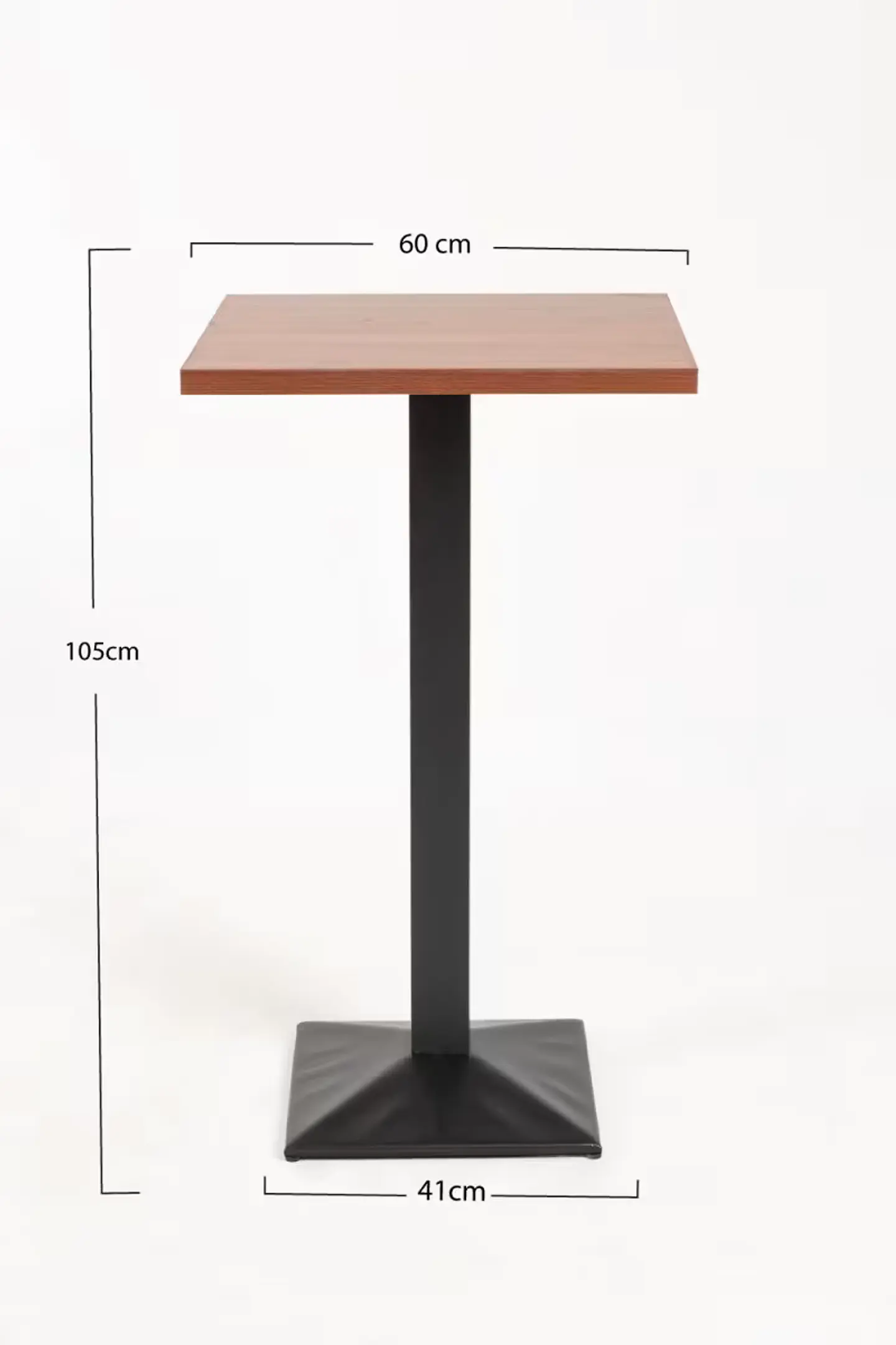 Mesa Alta quadrada 60cm 5