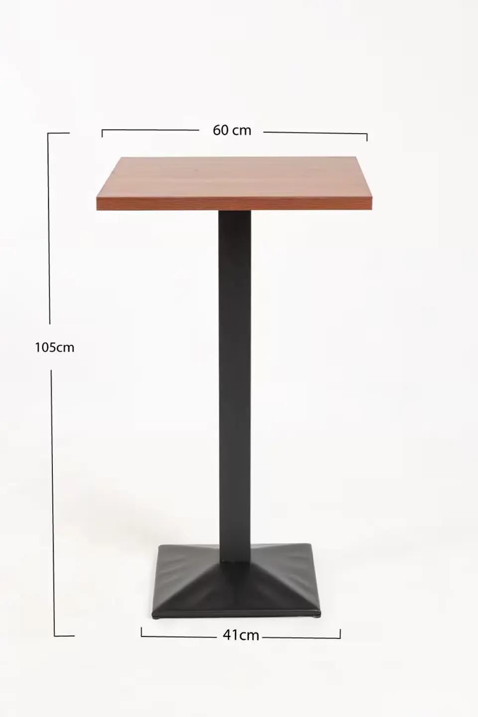 Mesa Alta quadrada 60cm 5