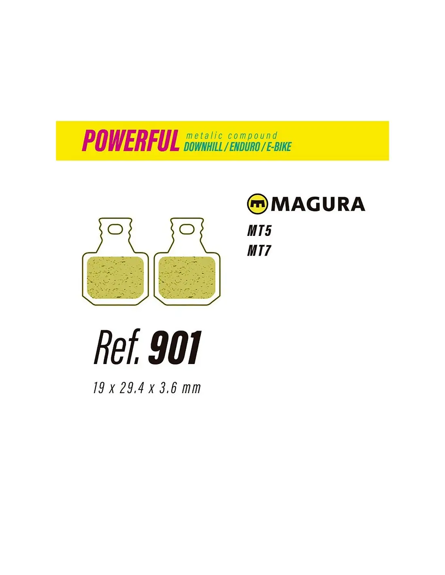 Pastillas LESS BRAKES Powerful 901 | Magura MT5 - MT7 2
