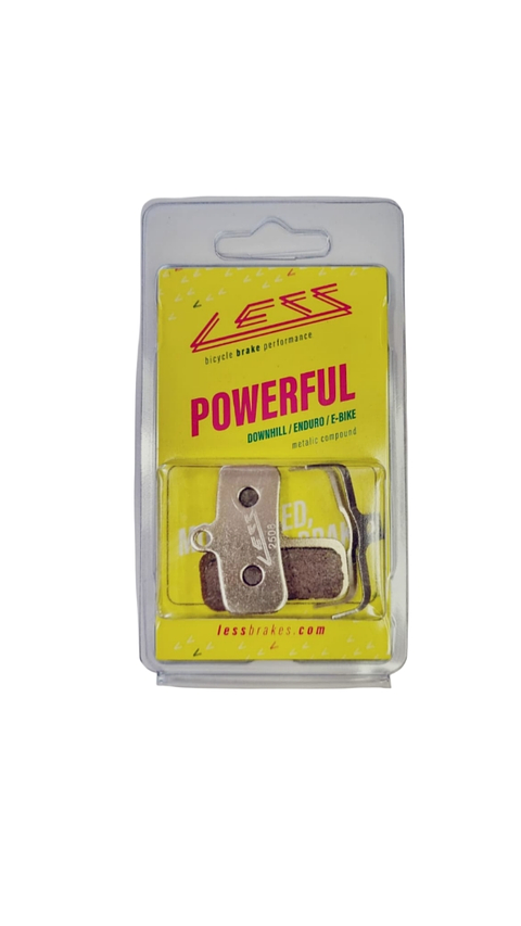 Pastillas LESS BRAKES Powerful 651 | Shimano Saint, Zee, Slate T4, DH-R Evo
