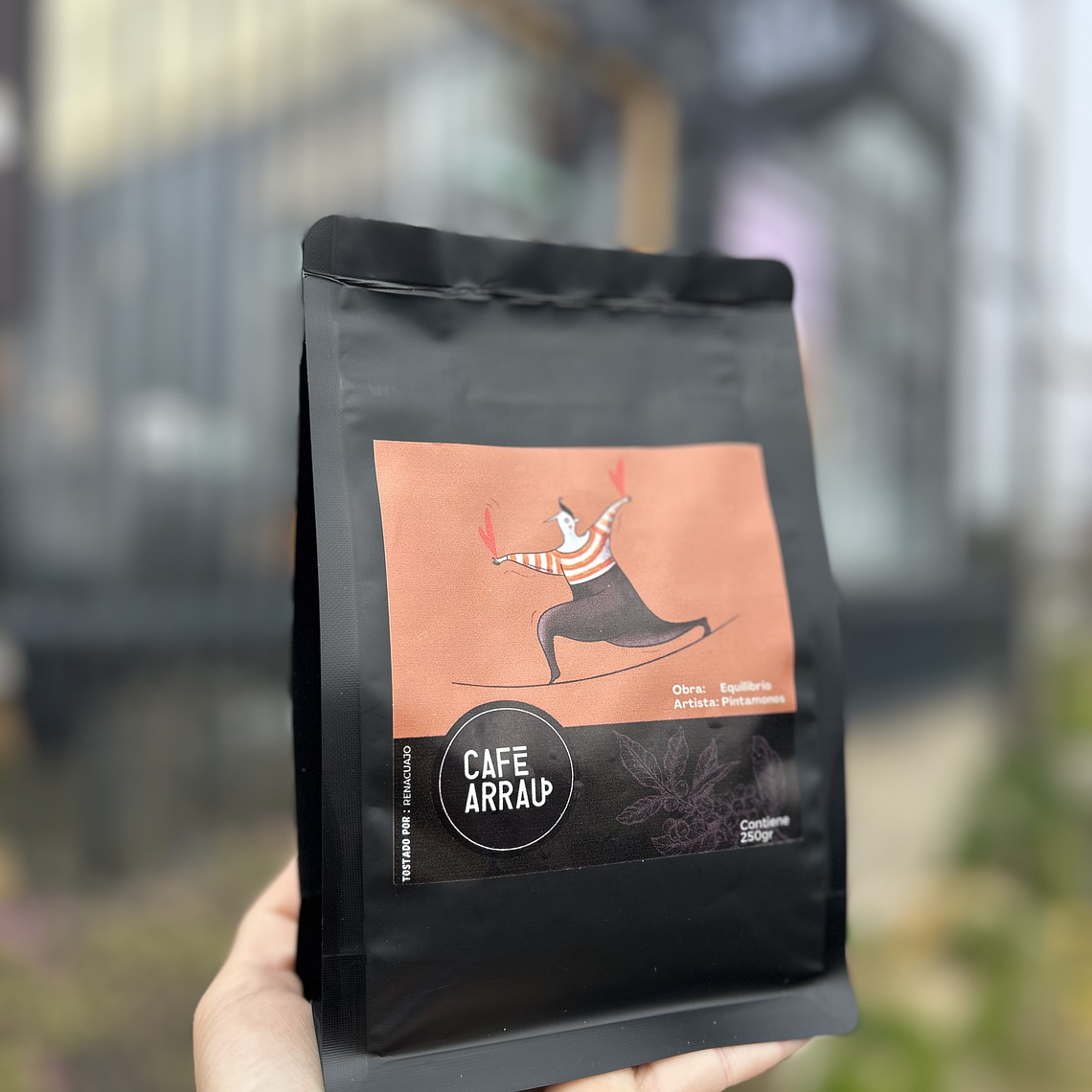 Café Grano Entero 1/4  - Artista Pintamonos 1