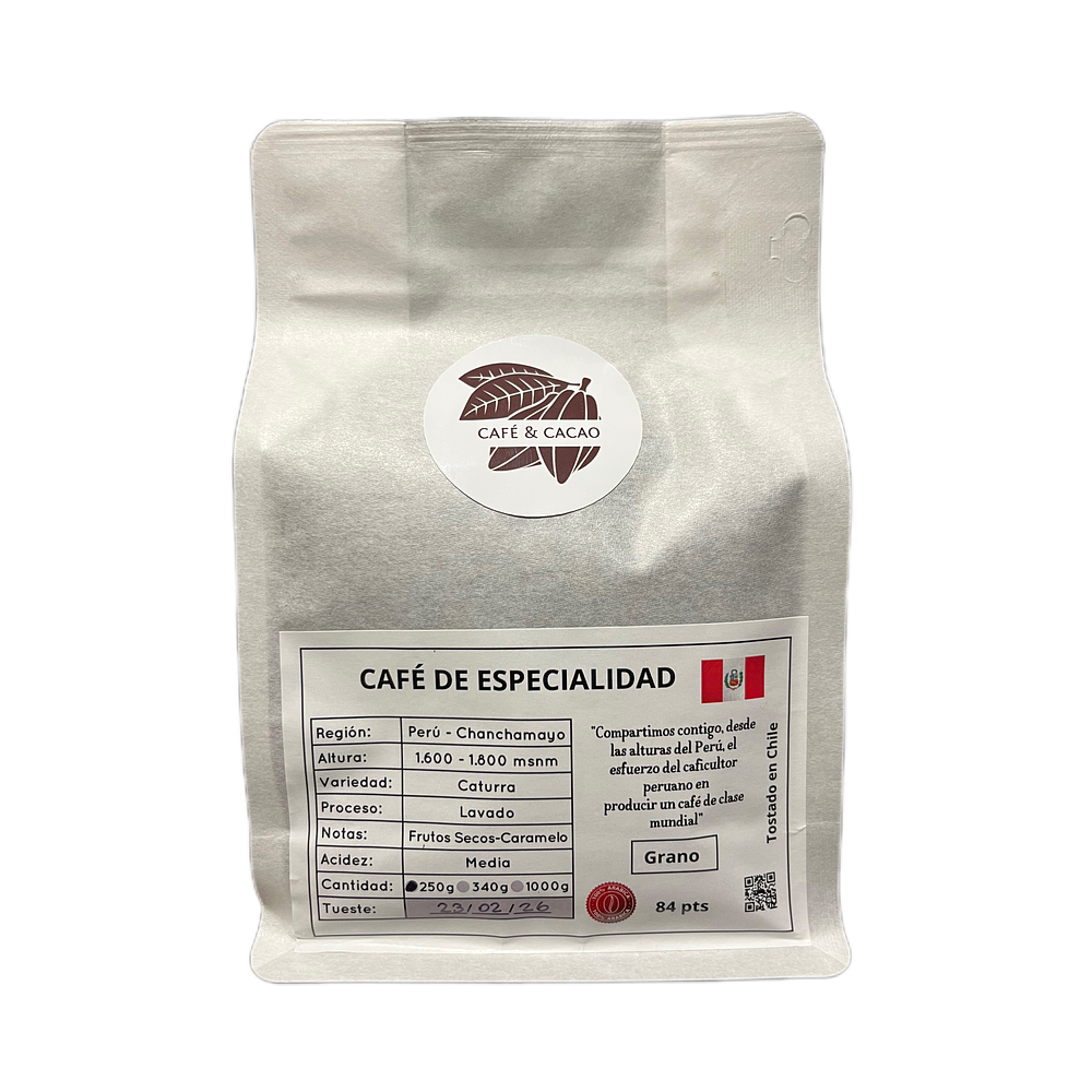 Café de grano entero Perú 250 g