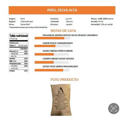 🔥🔥Café de grano entero Perú 1 kg.  (envío gratis) Código: SEPASOELFRIO