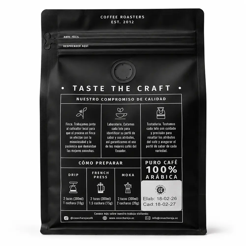 Café de grano entero intenso 340 g