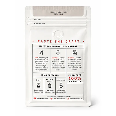 Café  de grano molido Loja 340 g
