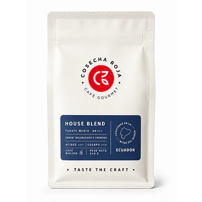Café de grano molido house blend 340 g
