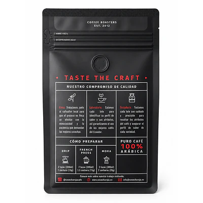 Café de grano molido intenso 340 g