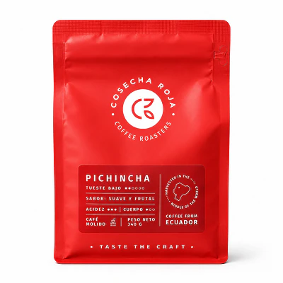 Café  de grano molido balanceado 340 g