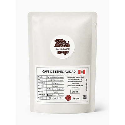 Café de grano entero Perú 250 g