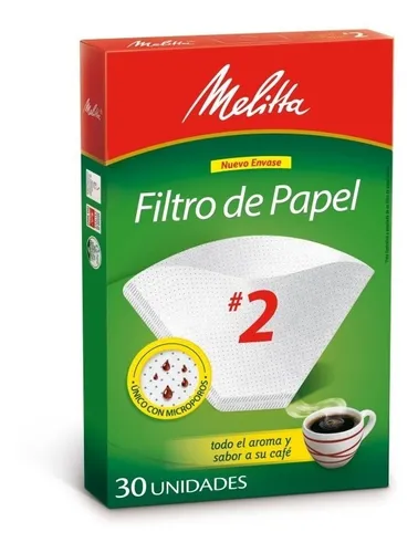 Filtro papel para Café # 2 Melitta