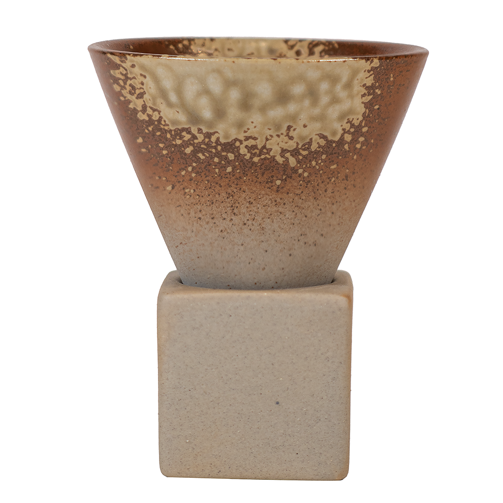 Taza De Café De Cerámica De Cono Retro 2