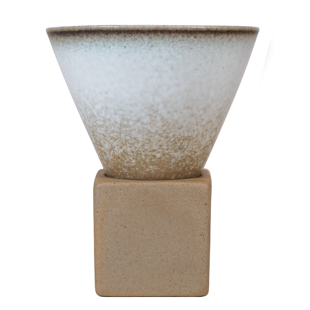 Taza De Café De Cerámica De Cono Retro 4