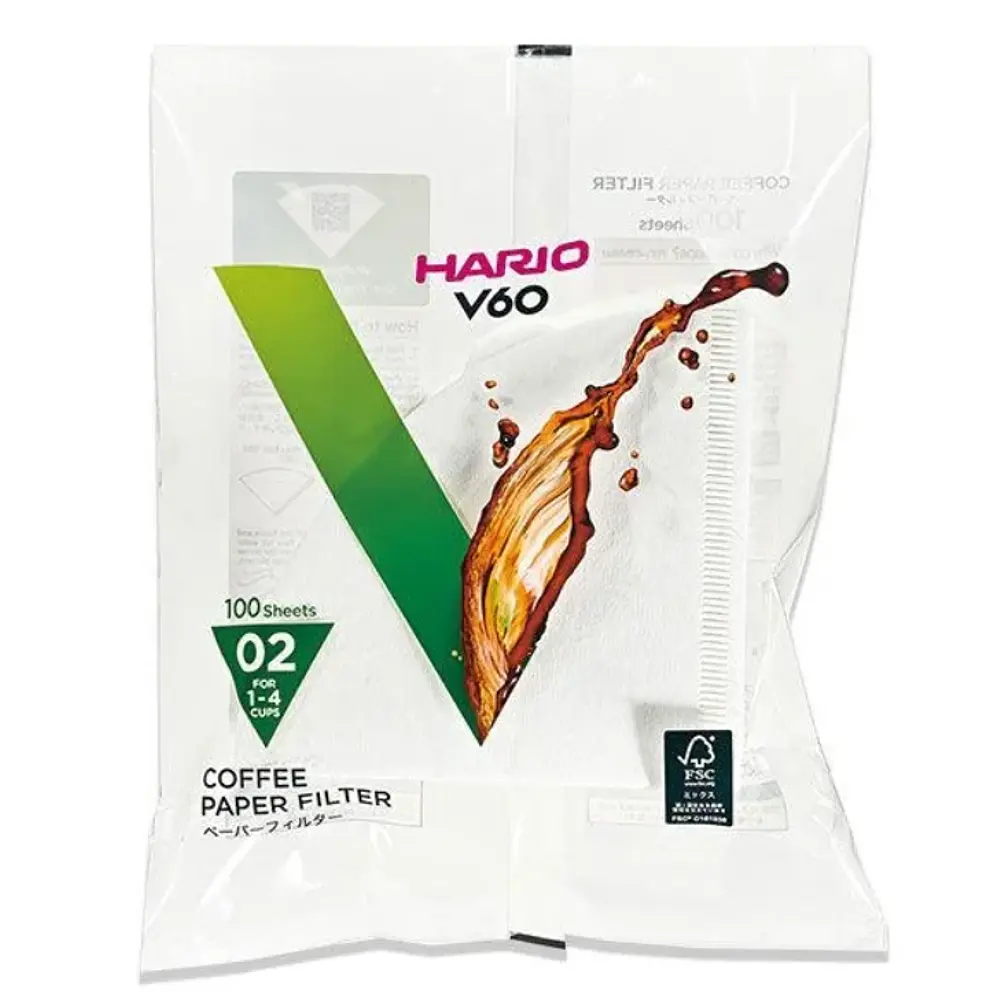 Filtros Hario V60-02 100 Unidades