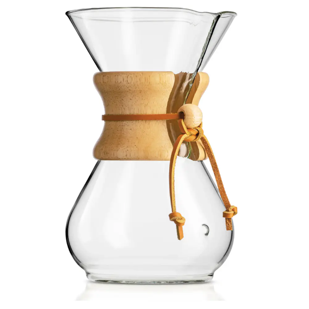 CHEMEX VIDRIO MANGO MADERA 6 CUP