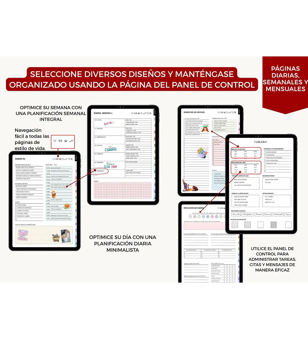 PACK PROMOCIONAL: PLANIFICADOR 360° + AGENDA DIGITAL 2026 + WORKBOOK DOMINANDO EL SÍNDROME DE LA IMPOSTORA
