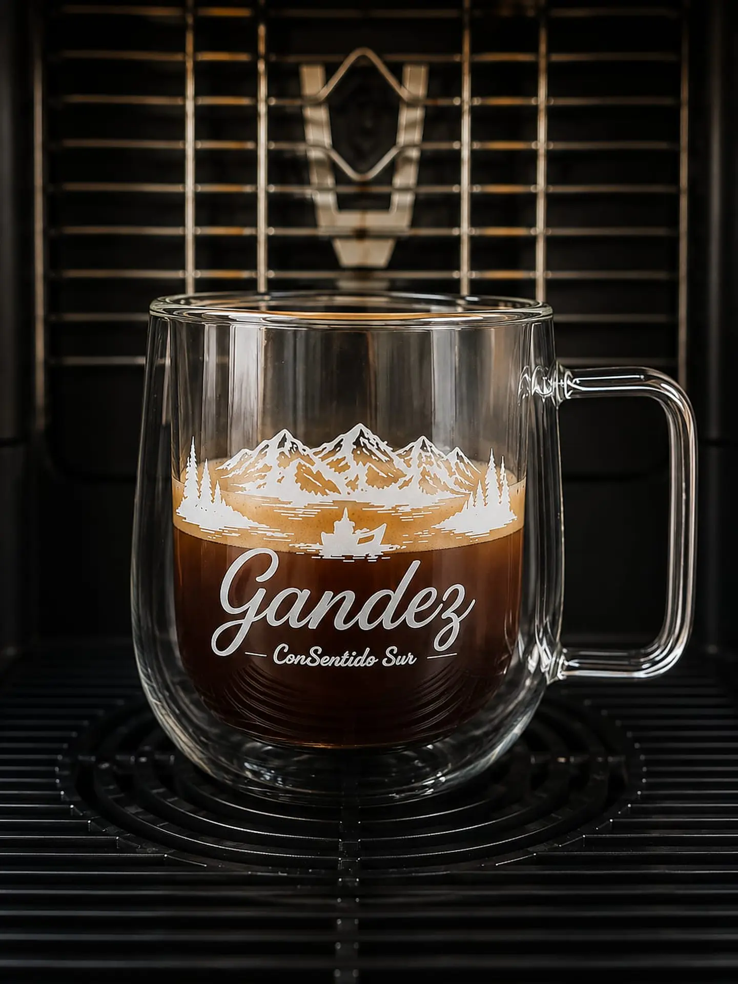 Taza Mug de Vidrio Doble Pared Gandez 2