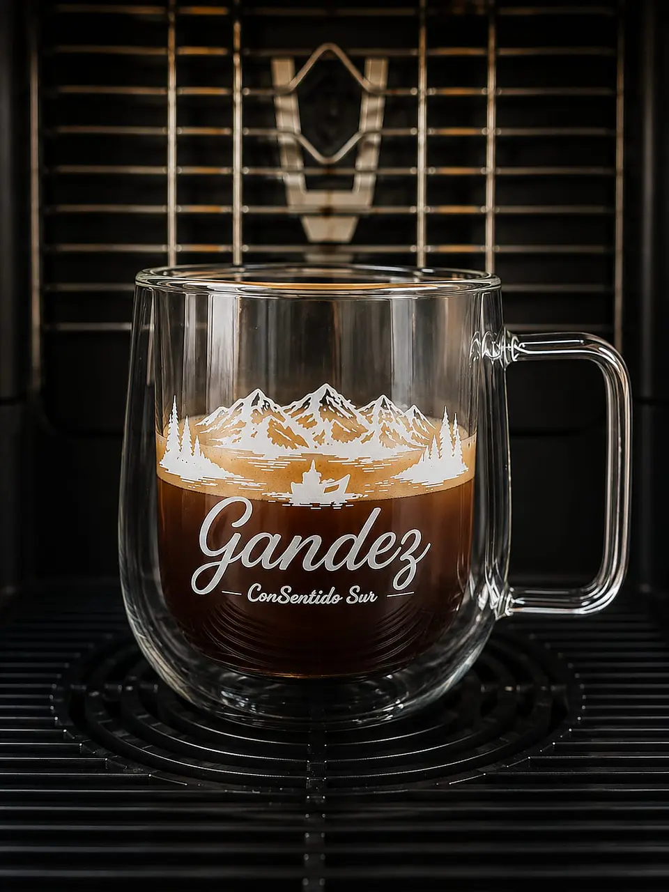 Taza Mug de Vidrio Doble Pared Gandez 2