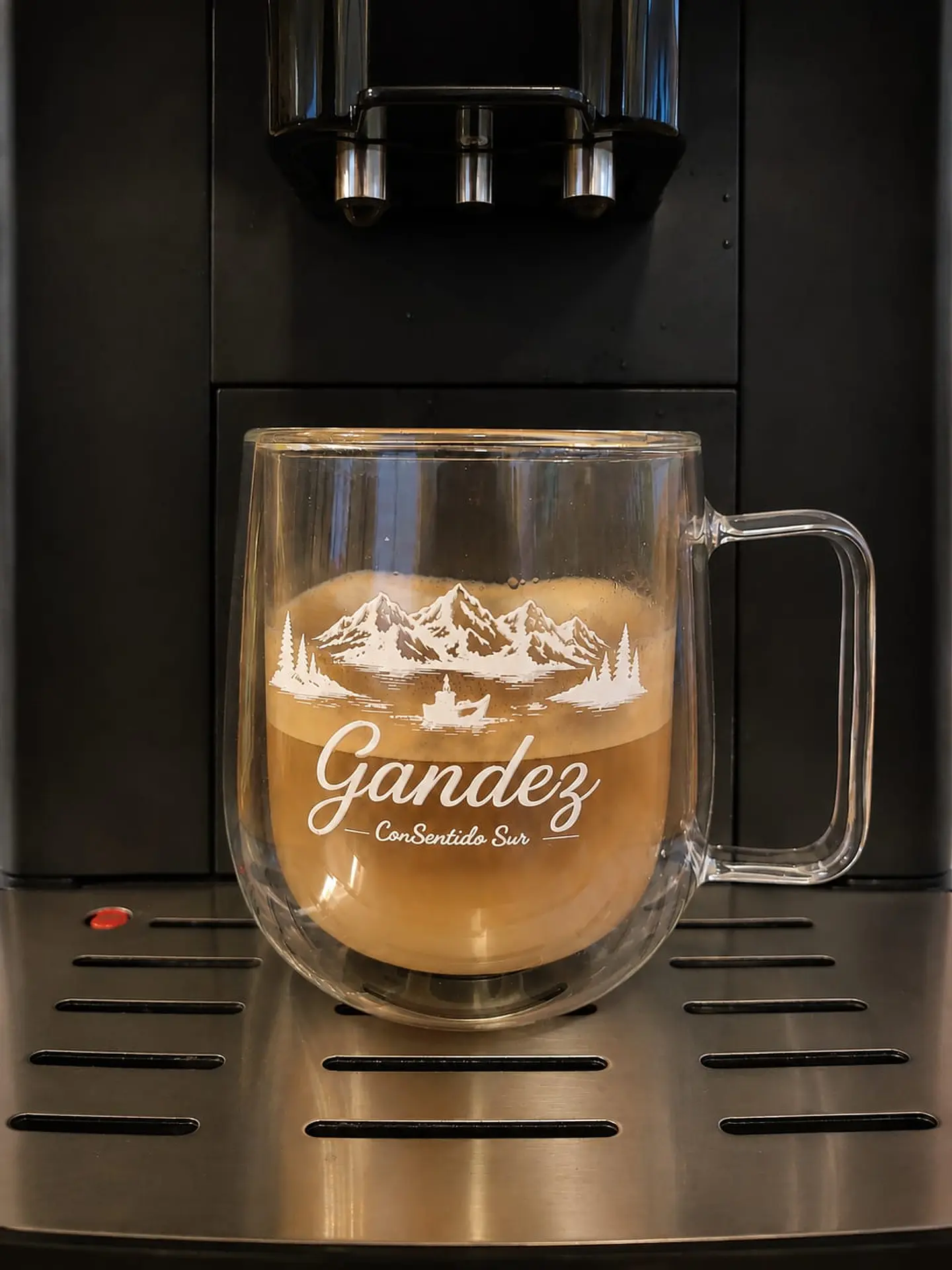 Taza Mug de Vidrio Doble Pared Gandez 3