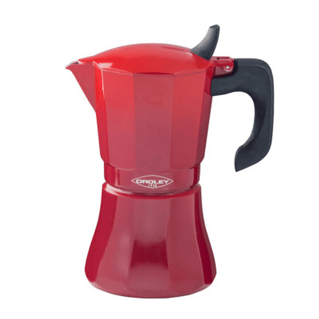 Cafetera Petra 6 tazas Roja - Oroley -