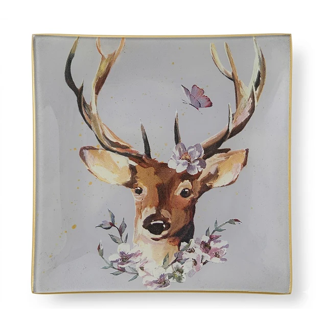 Plato Decorativo Cuadrado