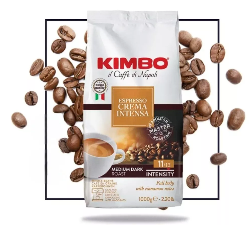Café Grano Kimbo Crema Intensa 1 kg.