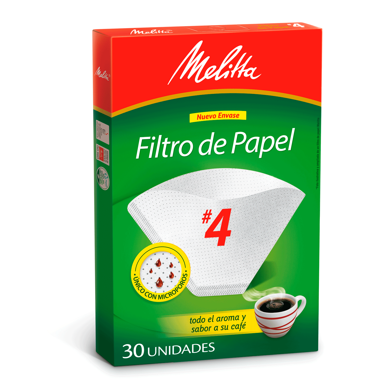 Filtro de café premium de papel Melitta #4