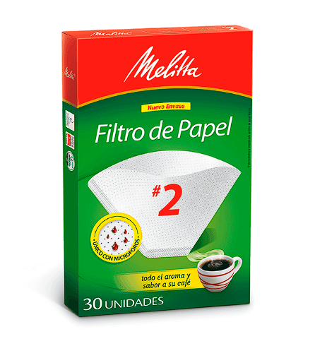 Filtro papel para Café # 2 Melitta
