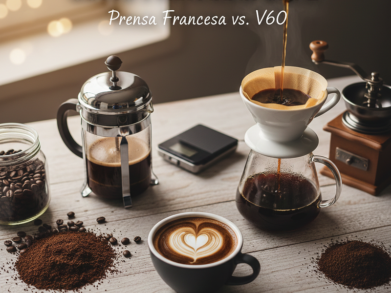 Cómo preparar el café perfecto en casa: Guía paso a paso para Prensa Francesa y V60