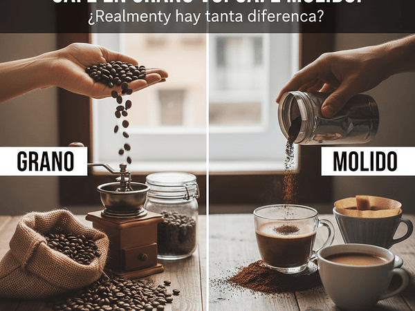 Café en grano vs. Café molido: ¿Realmente hay tanta diferencia?
