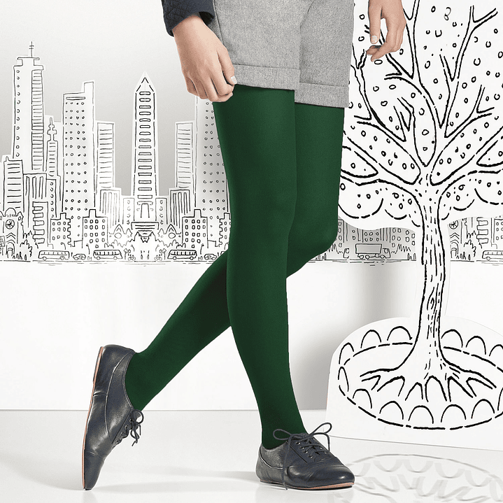 PANTY ACANALADA INFANTIL CON PUNTERA 1870I 4