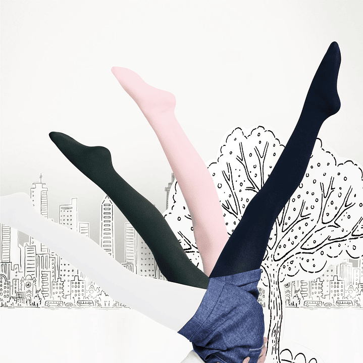 PANTY ACANALADA INFANTIL CON PUNTERA 1870I 3